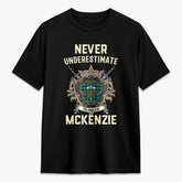 McKenzie Ancient Tartan Crest 2D T-shirt - Never Underestimate Style